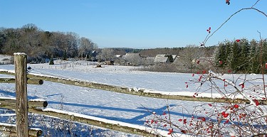 Das Dorf Warthe in der Uckermark - Anklicken zum Vergrern (105 kByte)